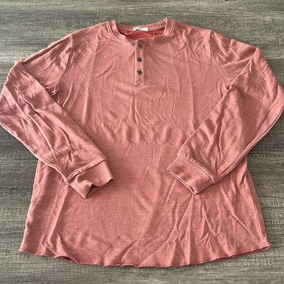 Marine Layer Long Sleeve Henley - Size Small - Picture 2 of 6